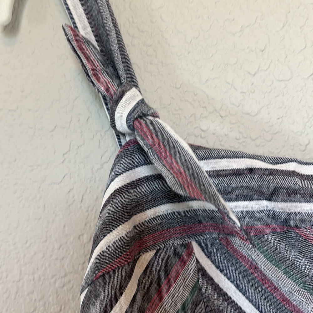 Olivaceous Striped Tank Dress size large - Picture 5 of 8